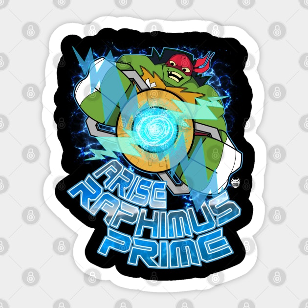 Arise Raphimus Prime Sticker by nicitadesigns